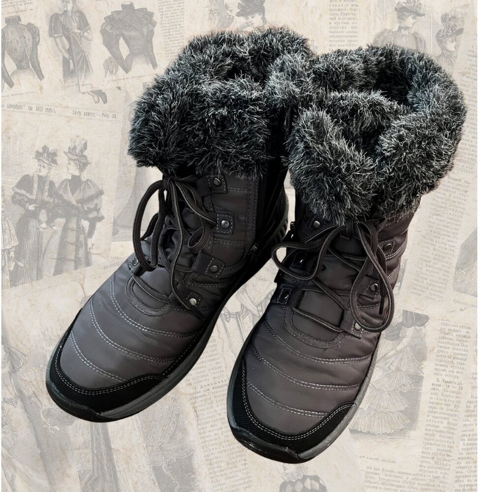 Waterproof Boots - Orthofeet Alps - Sz 9 - Worn Once - Note: No insoles